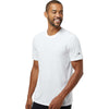 Adidas Men's White Blended T-Shirt