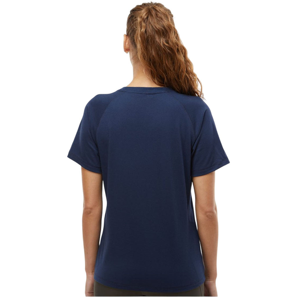 Adidas Women's Collegiate Navy Blended T-Shirt