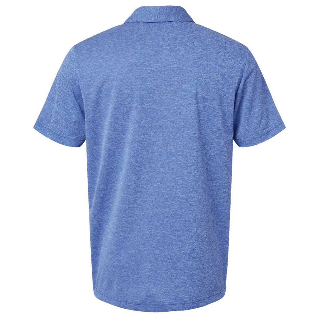 Adidas Men's Collegiate Royal Melange Heathered Polo