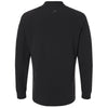 Adidas Men's Black Henley Long Sleeve Tee