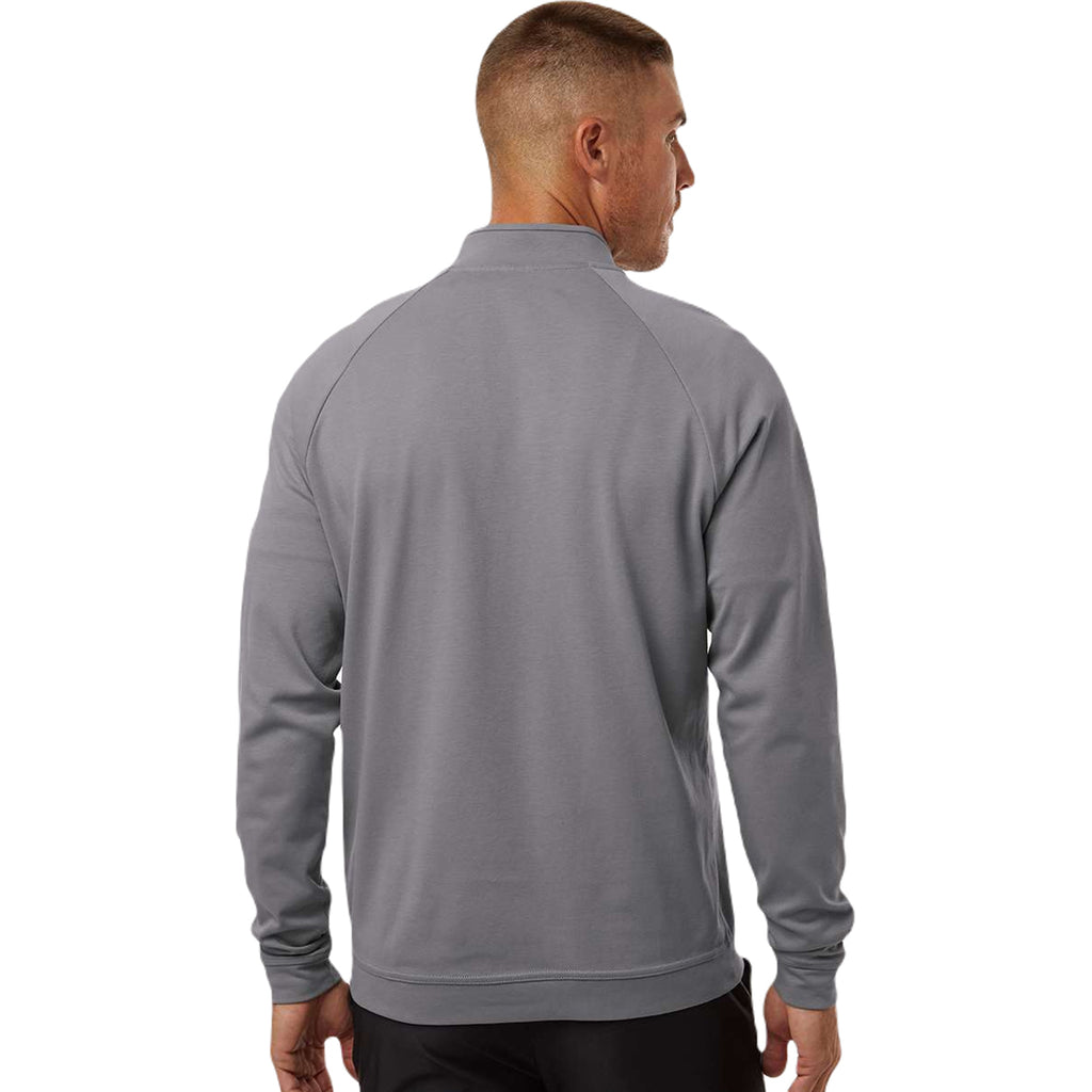 Adidas Men's Grey Three Club Quarter Zip Pullover