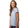 Adidas Women's Blue Dawn Melange Blend Polo