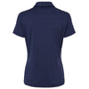 Adidas Women's Dark Blue Textured Stripe Polo