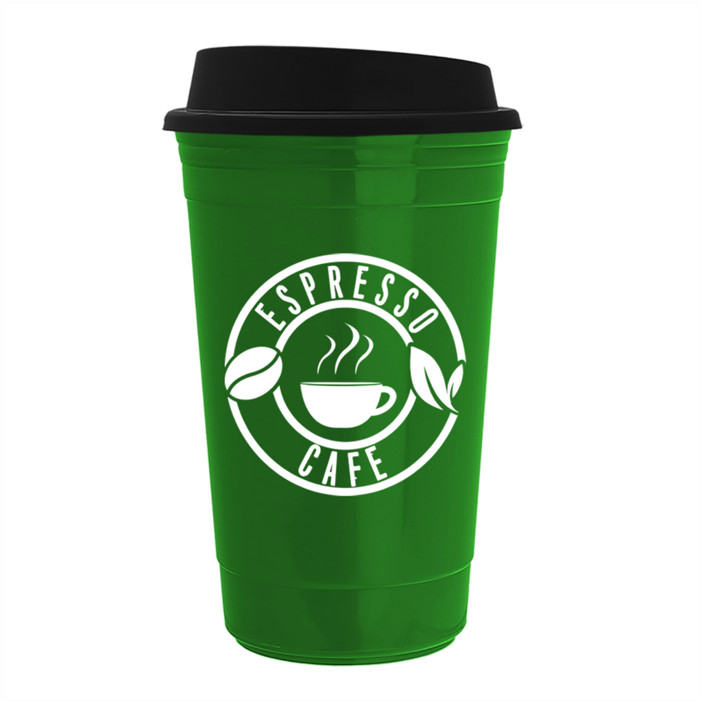 Garyline Green Traveler Insulated Cup - 16 oz.