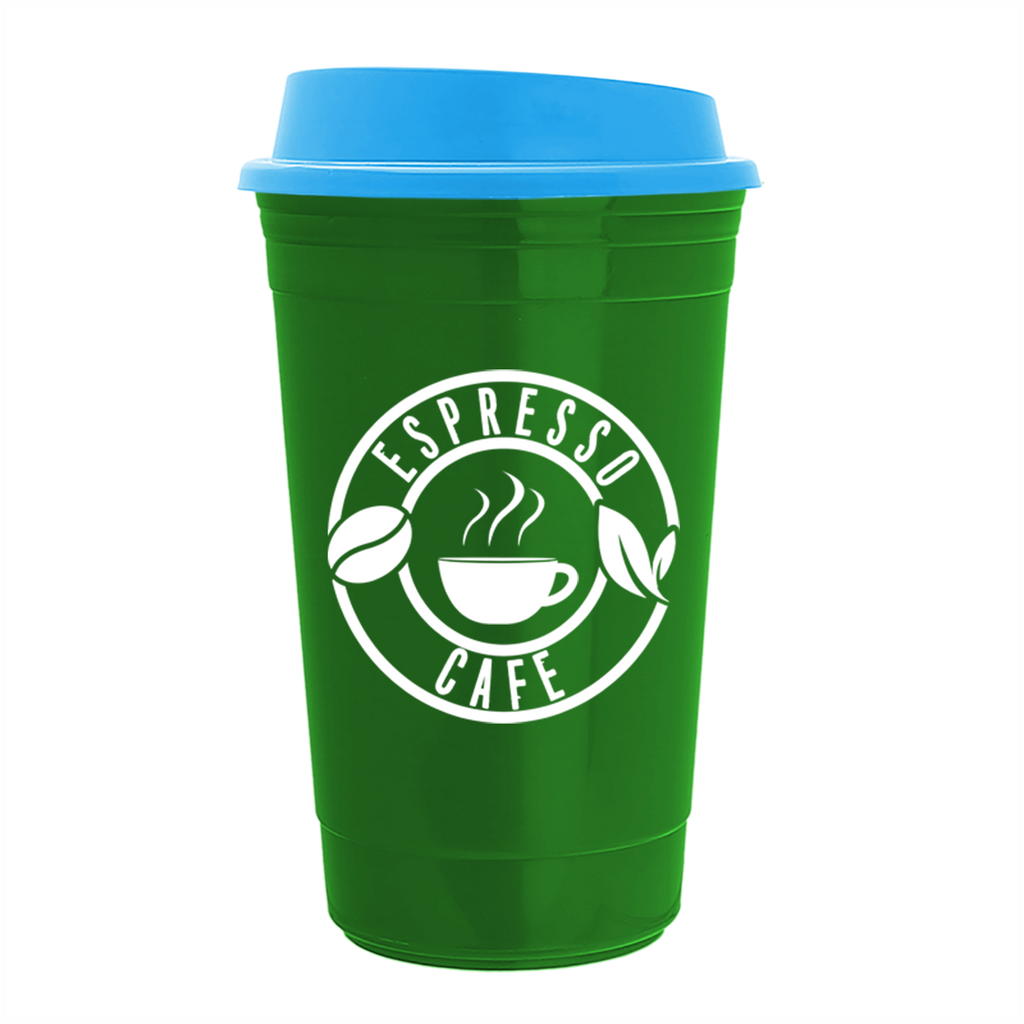 Garyline Green Traveler Insulated Cup - 16 oz.