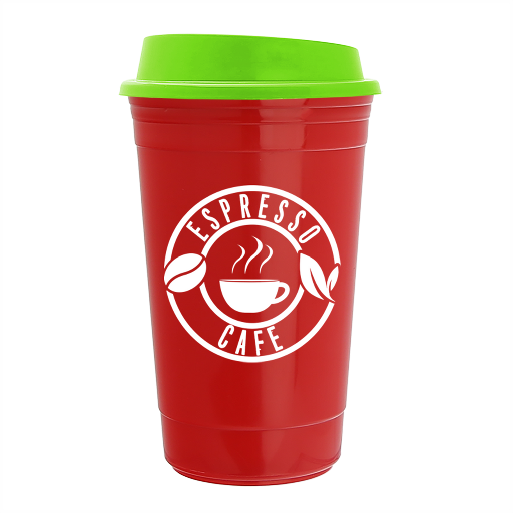 Garyline Red Traveler Insulated Cup - 16 oz.