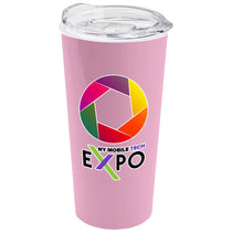 Garyline Awareness Pink Roadmaster Travel Tumbler with Clear Slider Lid - 18 oz.
