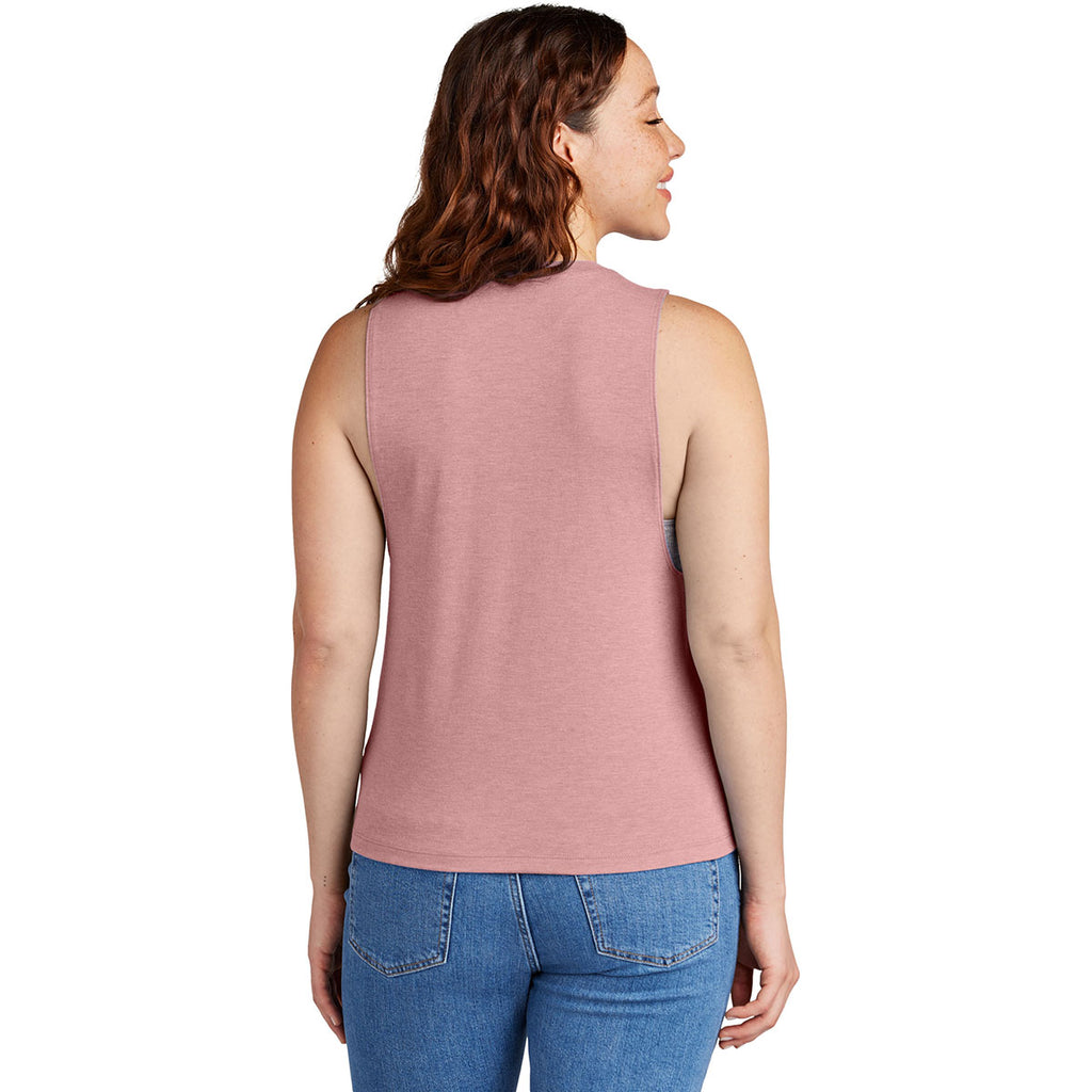 Allmade Women's Vintage Rose Tri-Blend Muscle Tank