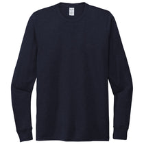 Allmade Unisex Night Sky Navy Tri-Blend Long Sleeve Tee