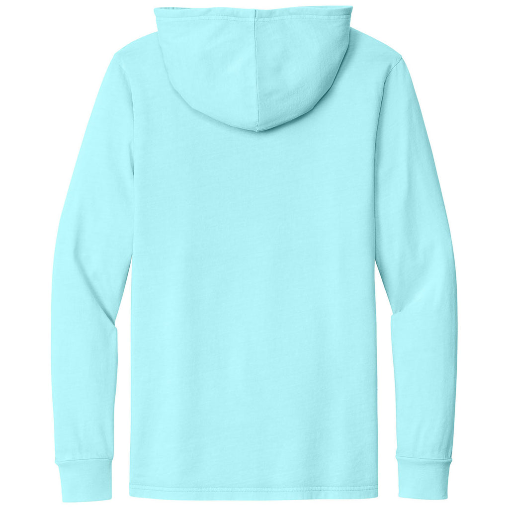Allmade Unisex Saltwater Blue Mineral Dye Organic Cotton Hoodie Tee