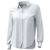 A. PUTNAM Women's Bright White Classic Button Up