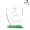 St. Regis Green Scudo Shield Award 6.25