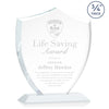 St. Regis White Scudo Shield Award 8.125