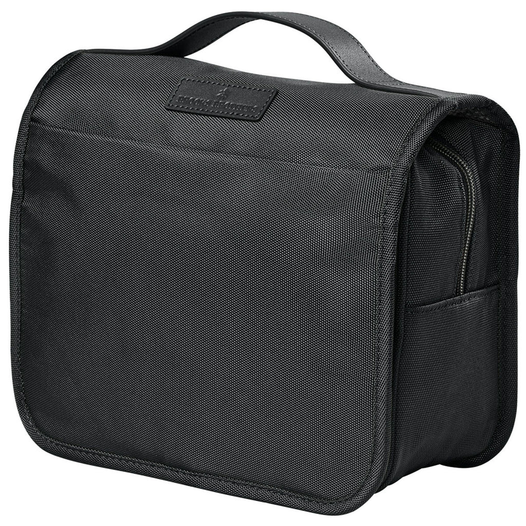 Brooks Brothers Deep Black Oxford Small Travel Bag