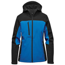 Stormtech Women's Azure Blue/Black Cascades Softshell Hoody