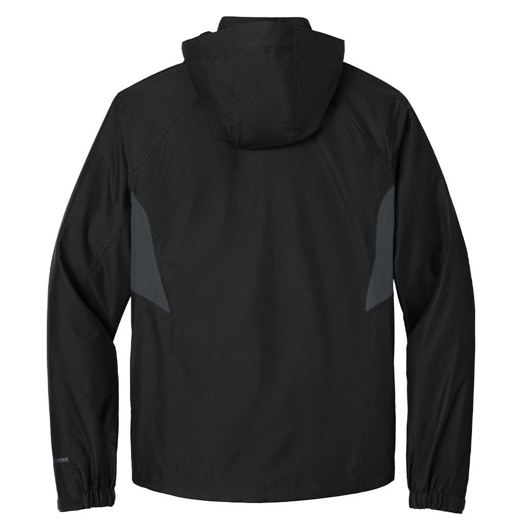 Eddie Bauer Men's Black/Steel Grey Rain Jacket