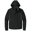 Eddie Bauer Men's Black/Steel Grey Rain Jacket