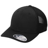 Port Authority Black/BlackFlexfit 110 Mesh Cap