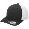 Port Authority Black/WhiteFlexfit 110 Mesh Cap