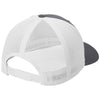 Port Authority Graphite/WhiteFlexfit 110 Mesh Cap