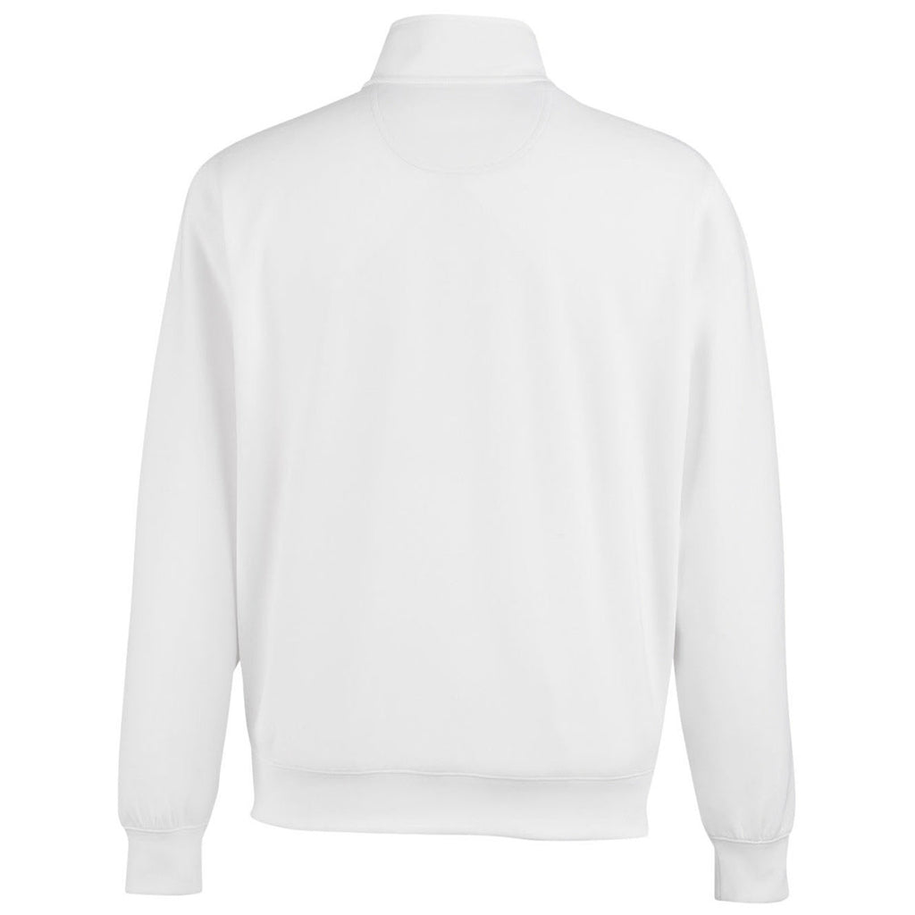 Fairway & Greene Men's White Caves Quarter-Zip Tech Pullover