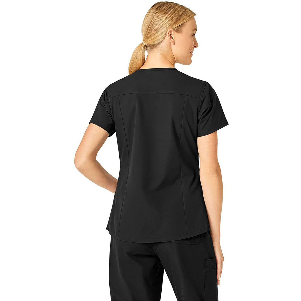 Carhartt Women's Black Five-Pocket Modern Fit V-Neck Top