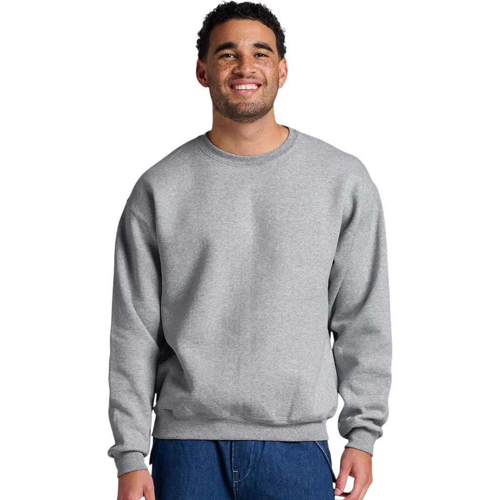 Jerzees Unisex Athletic Heather Rugged Crewneck Sweatshirt