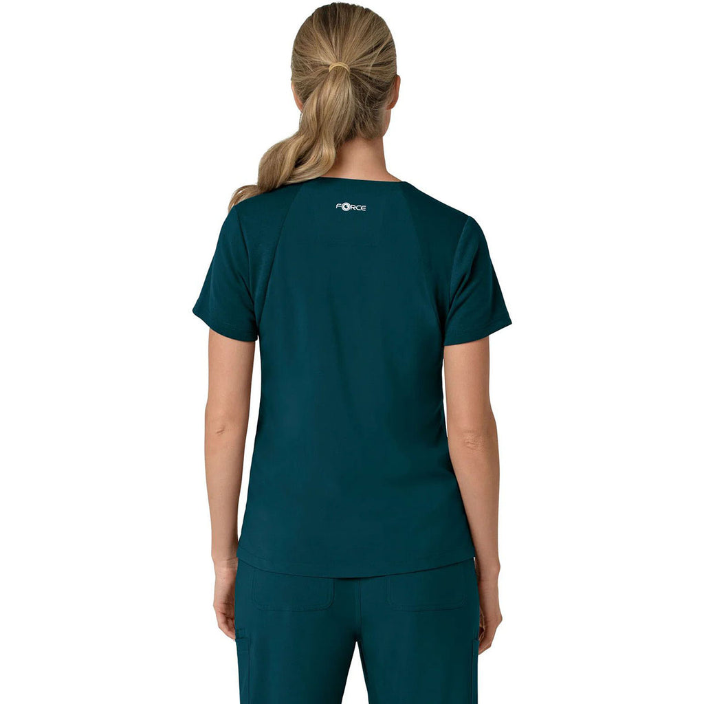 Carhartt Women's Caribbean Three-Pocket Flex Panel V-Neck Scrub Top