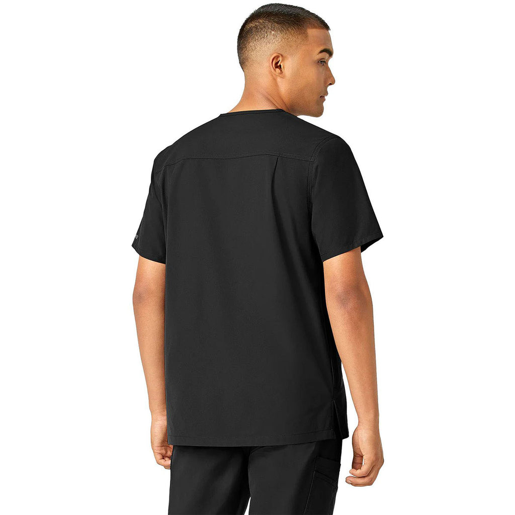 Carhartt Men's Black Four-Pocket Modern Fit V-Neck Top