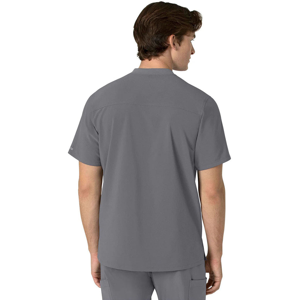 Carhartt Men's Pewter Three-Pocket Henley Top