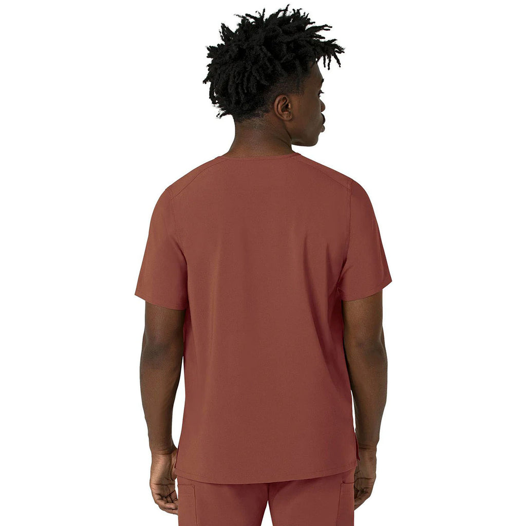 Carhartt Men's Sable Three-Pocket V-Neck Scrub Top