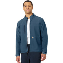 Carhartt Men's Storm Blue Three-Pocket Bonded Fleece Jacket