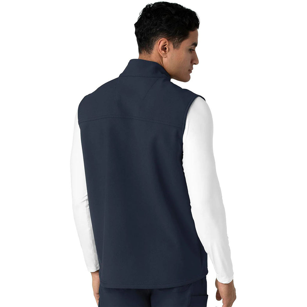 Carhartt Men's Navy Four-Pocket Bonded Fleece Vest