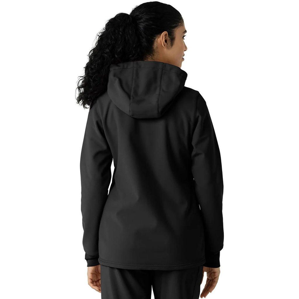 Carhartt Women's Black Four-Pocket Bonded Fleece Hoodie