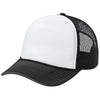 Port Authority White/Deep Black/Deep Black Foam Truck'N Cap