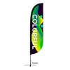 Hit Custom Small 9' Custom Feather Flag - Convex