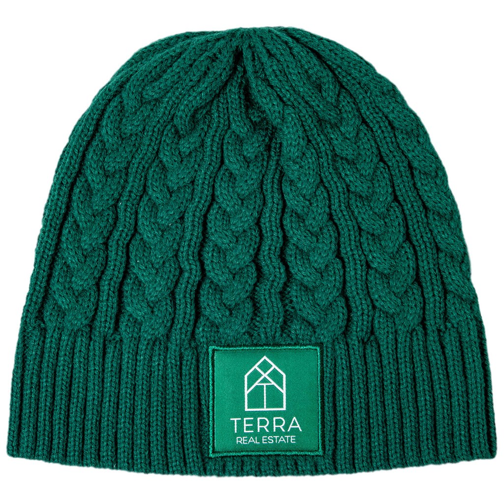 Pop Promos Custom Cable Knit Beanies