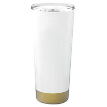 Good Value White/Gold Iconic Tumbler - 20 oz.