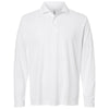Core 365 Men's White Nova Performance Long Sleeve Pique Polo