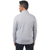 Landway Men's Greystone Cardiff Quarter-Zip Cotton Fleece Pullover