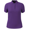 Callaway Women's Tillandsia Purple Short Sleeve Tournament Polo