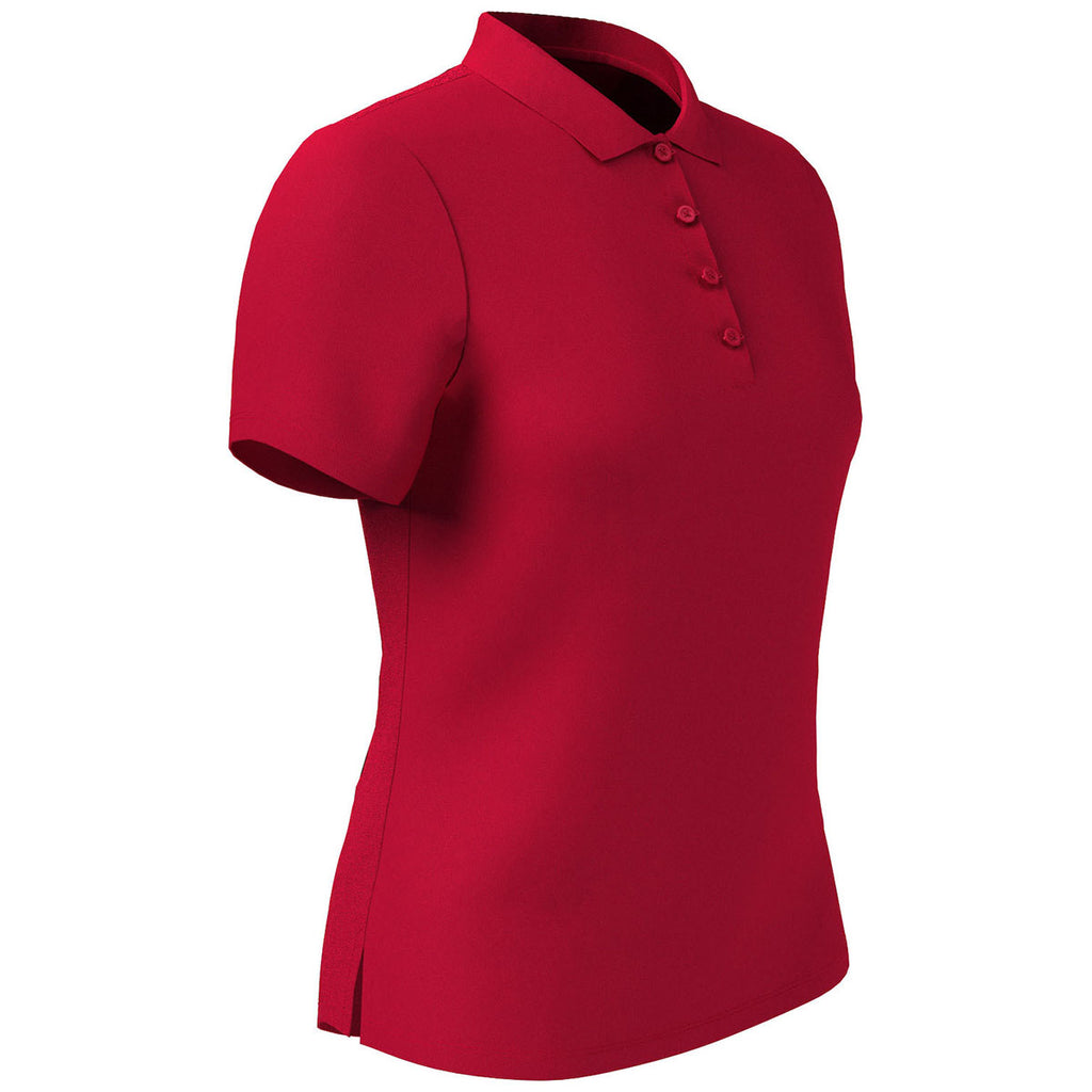 Callaway Women's Tango Red Short Sleeve Tournament Polo