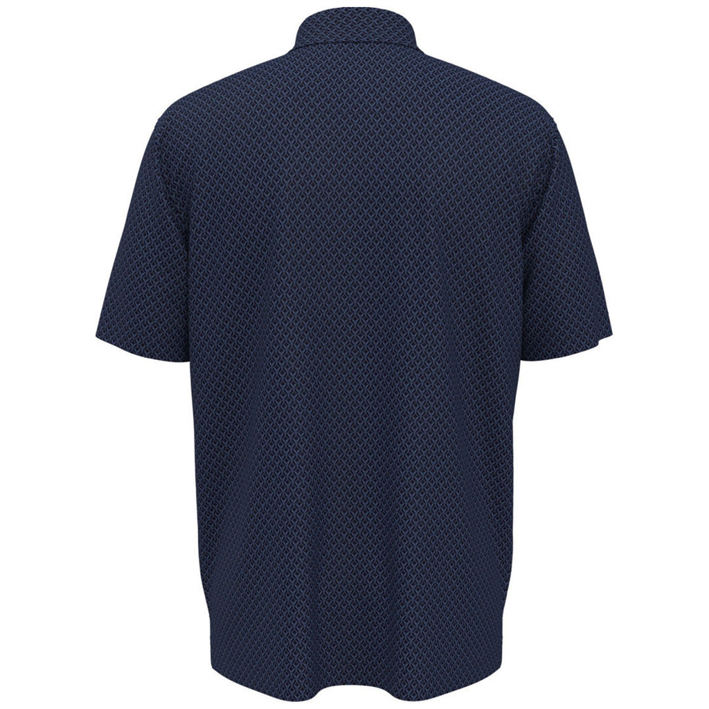 Callaway Men's Peacoat All Over Stitched Chevron Polo