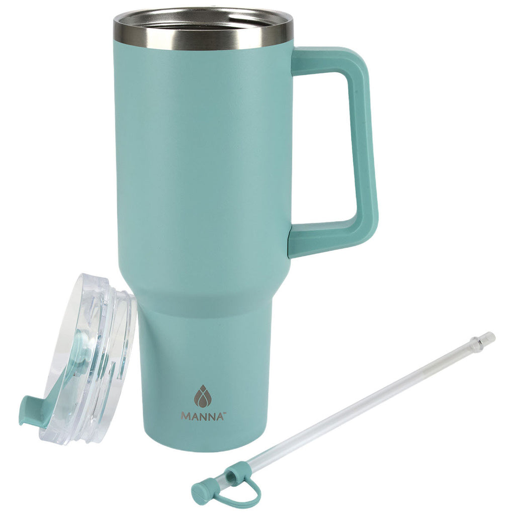 Manna Aqua Atlas 40 oz. Double Wall Stainless Steel Travel Tumbler
