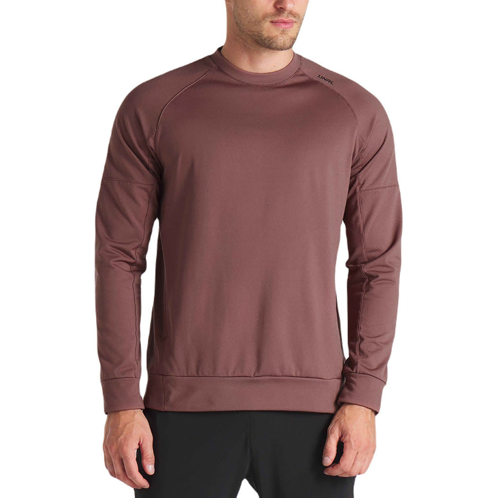 UNRL Unisex Rosewood Crossover Crewneck