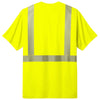 CornerStone Unisex Safety Yellow ANSI 107 Class 2 Segmented Tape Tee