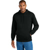 CornerStone Men's Black Tough Fleece Pullover Hoodie