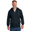 CornerStone Men's Navy Tough Fleece Full-Zip Hoodie