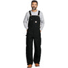 Carhartt Unisex Black Firm Duck Insulated Bib Overalls