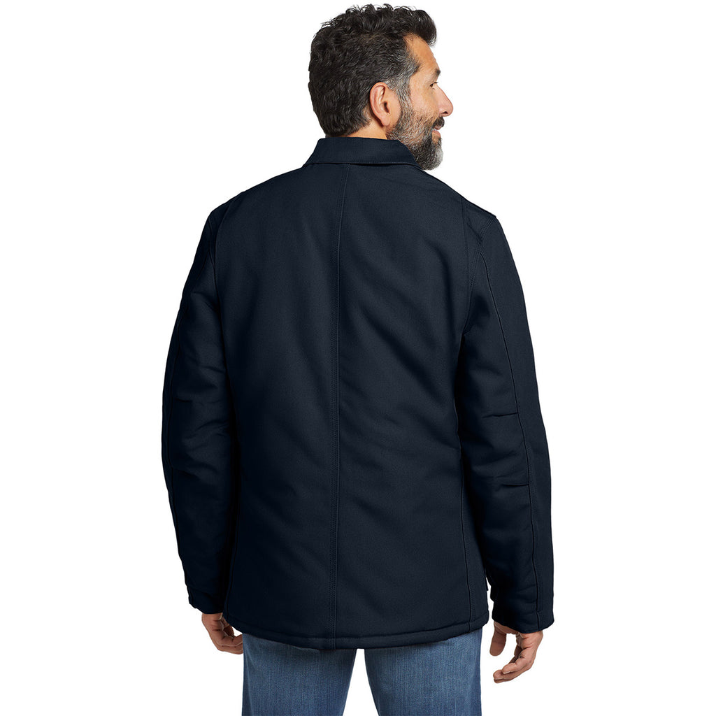 Carhartt Men's Dark Navy Duck Traditional Coat